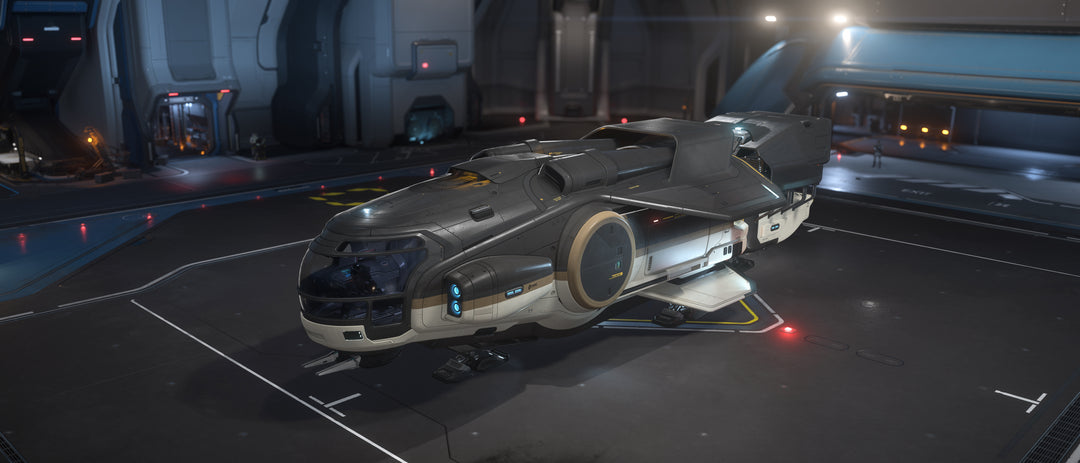 Even a hard-working spacecraft deserves to look its best. The Hull A Horizon paint scheme offers a stylish two-tone grey-and-white color scheme that’s ideal for turning heads at the spaceport.