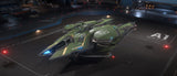 The Blight livery for the Scorpius paints this advanced combat platform green with black and tan highlights.