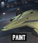 Customize your Hercules Starlifter with the exquisite Draco livery that's gold with black highlights. This paint is compatible with all Hercules variants.