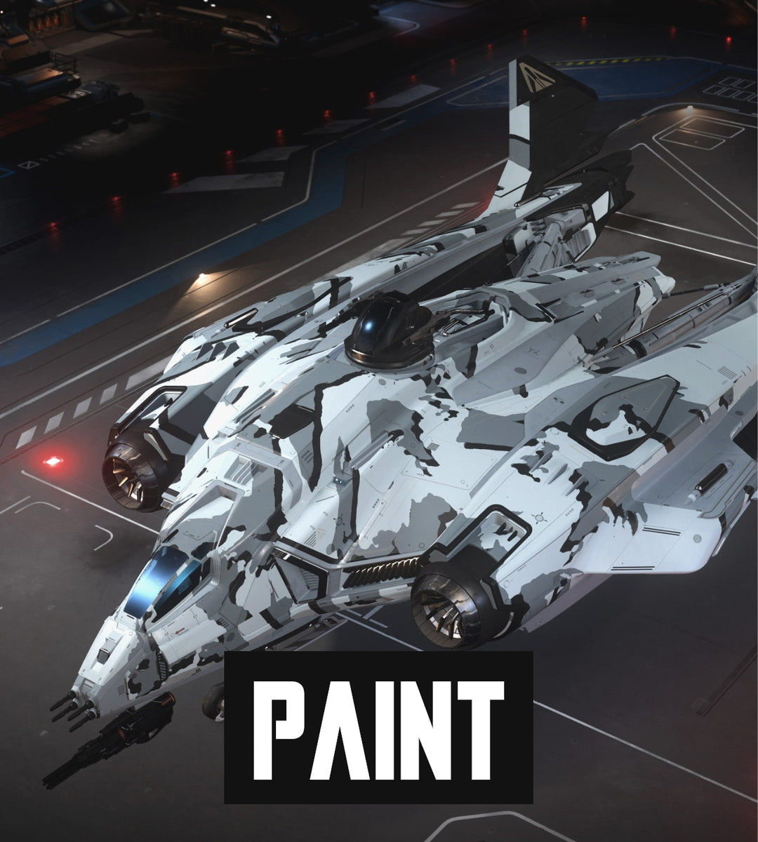 Soar like the winter winds with the Frostbite Camo paint scheme for your Aegis Vanguard. This paint is compatible with all Vanguard variants.