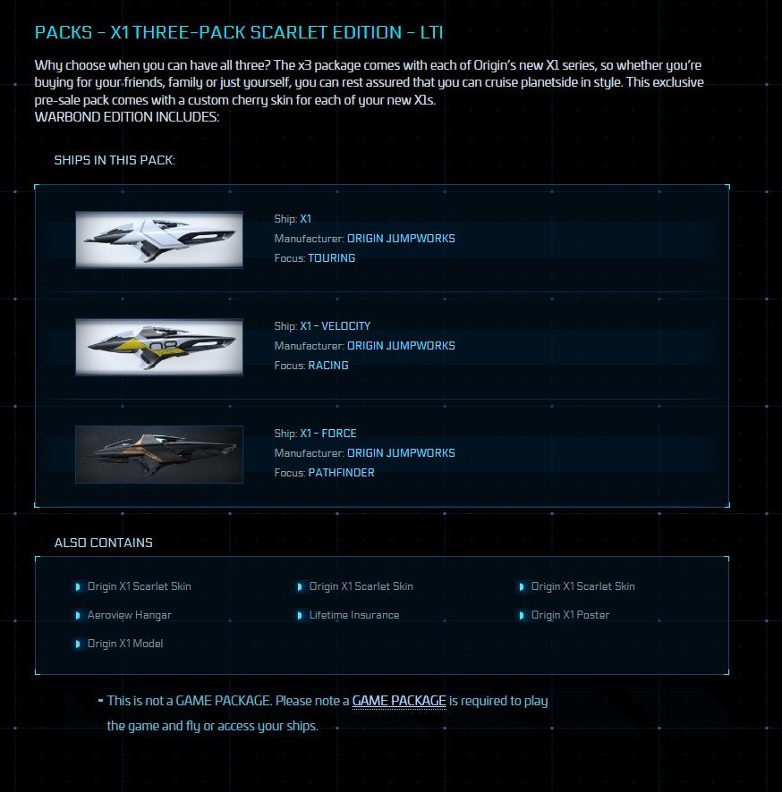 X1 Three-pack Scarlet Edition - Original Concept LTI