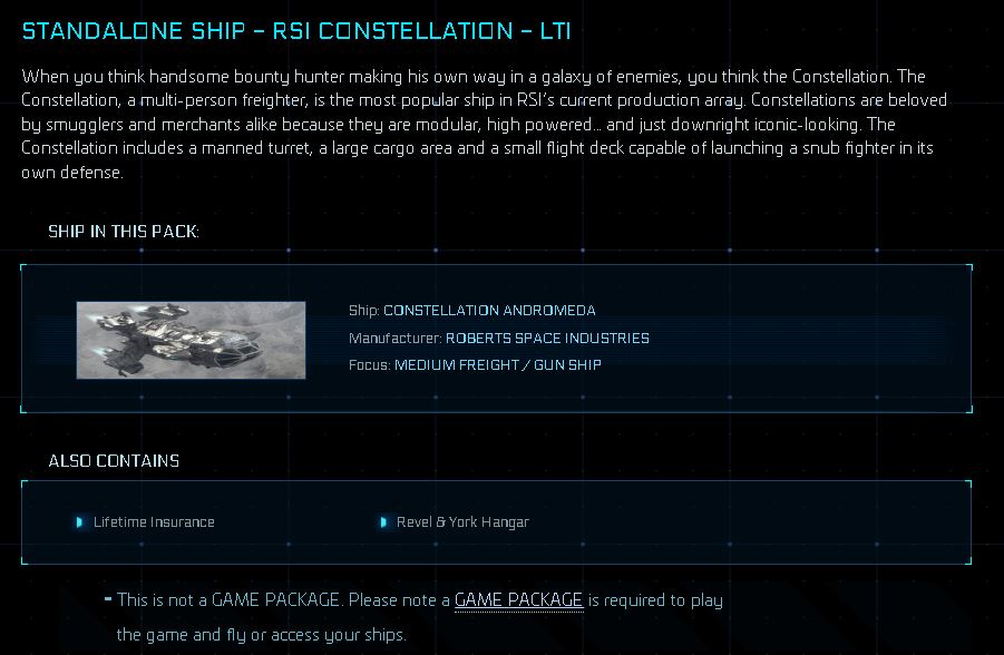 Constellation Andromeda - Original Concept LTI