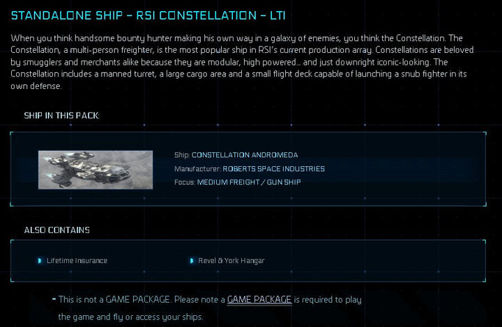 Constellation Andromeda - Original Concept LTI