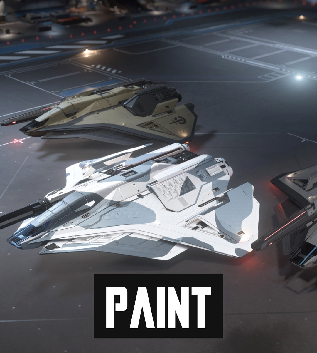 Get all three paint options for the Ares Star Fighter in this special collection just in time for this year Intergalactic Aerospace Exposition. This paint pack is compatible with all Ares Star Fighter variants.