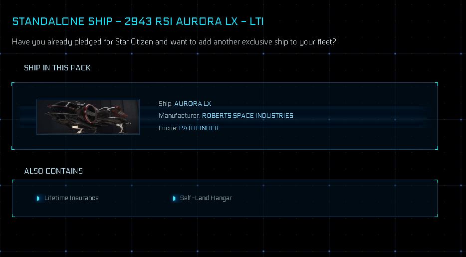 Aurora LX - Original Concept LTI (SALE)