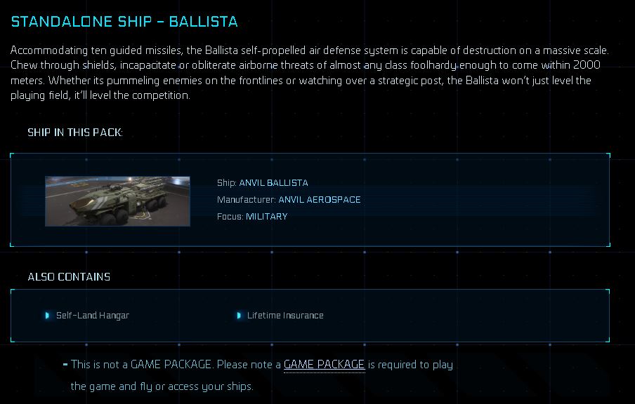 Ballista - Original Concept LTI