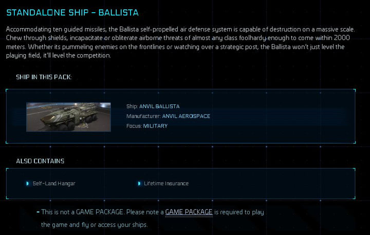 Ballista - Original Concept LTI