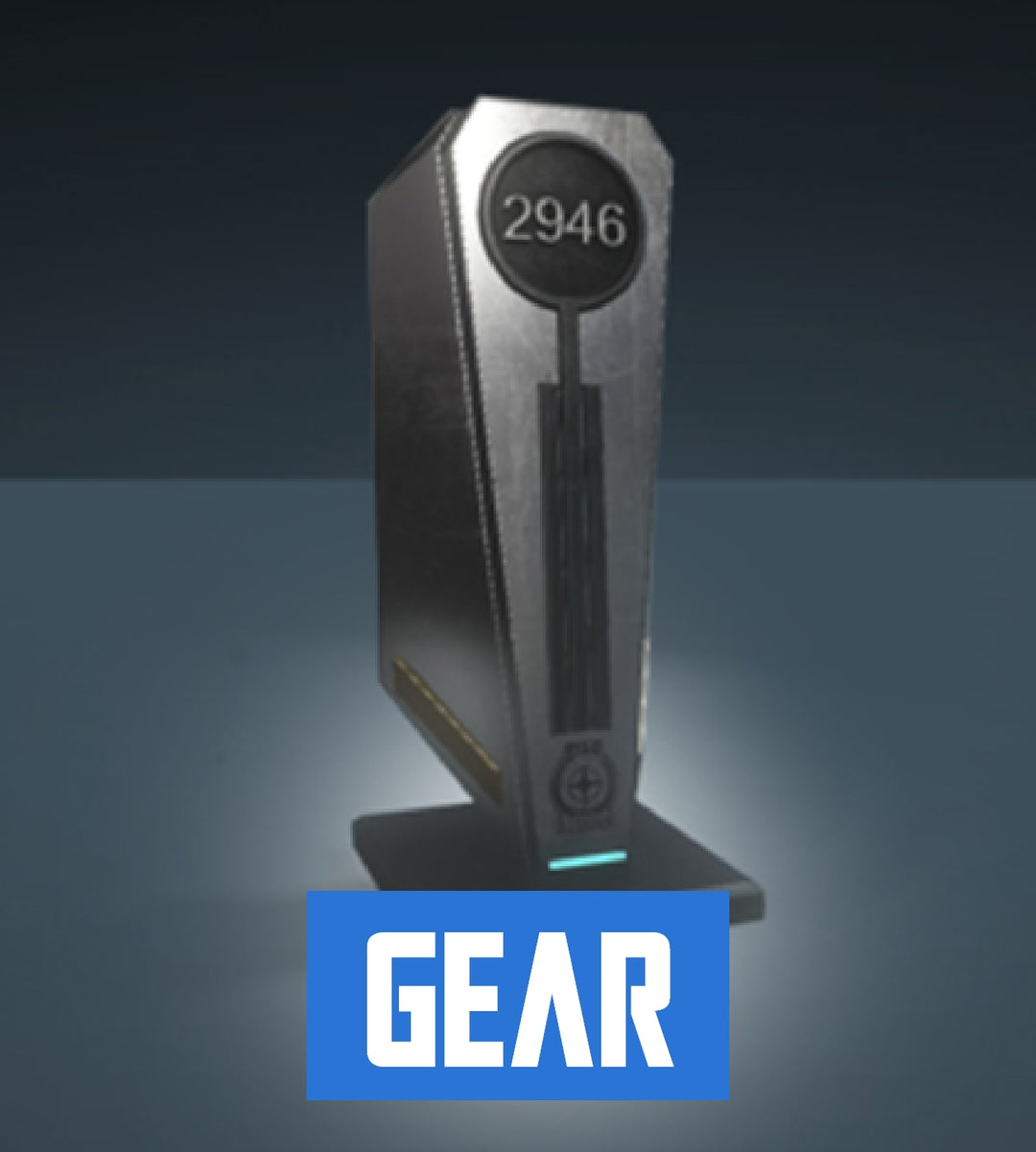 The "Citizencon 2946" Hangar Trophy is a trophy you could obtain only during the 2016 Citizencon event. It was exclusively sold around the event and will be never obtainable again.