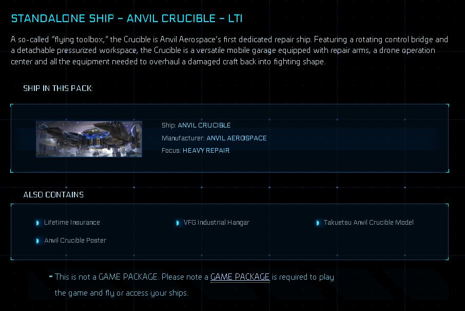 Crucible - Original Concept LTI