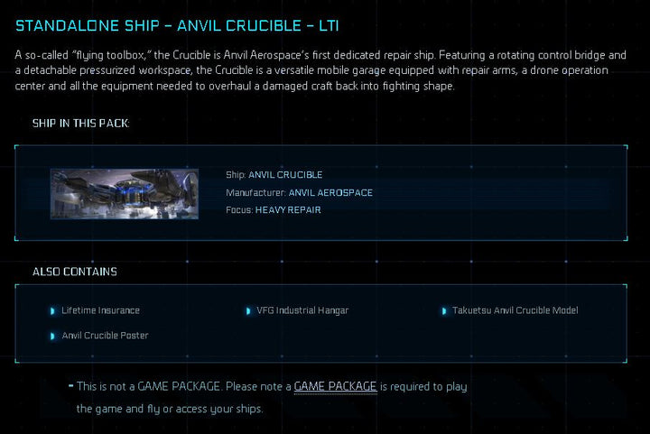 Crucible - Original Concept LTI