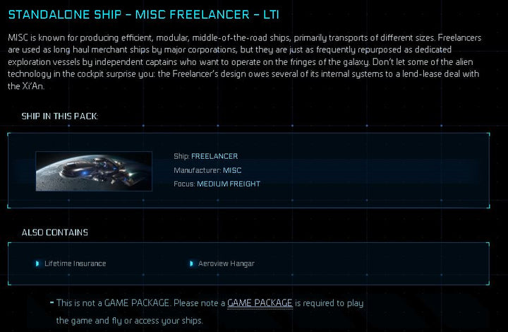 Freelancer - Original Concept LTI