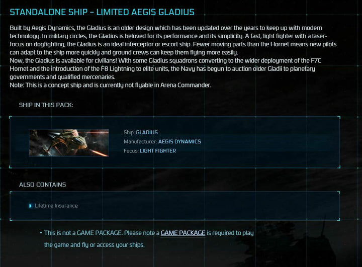 Aegis Gladius - Original Concept LTI