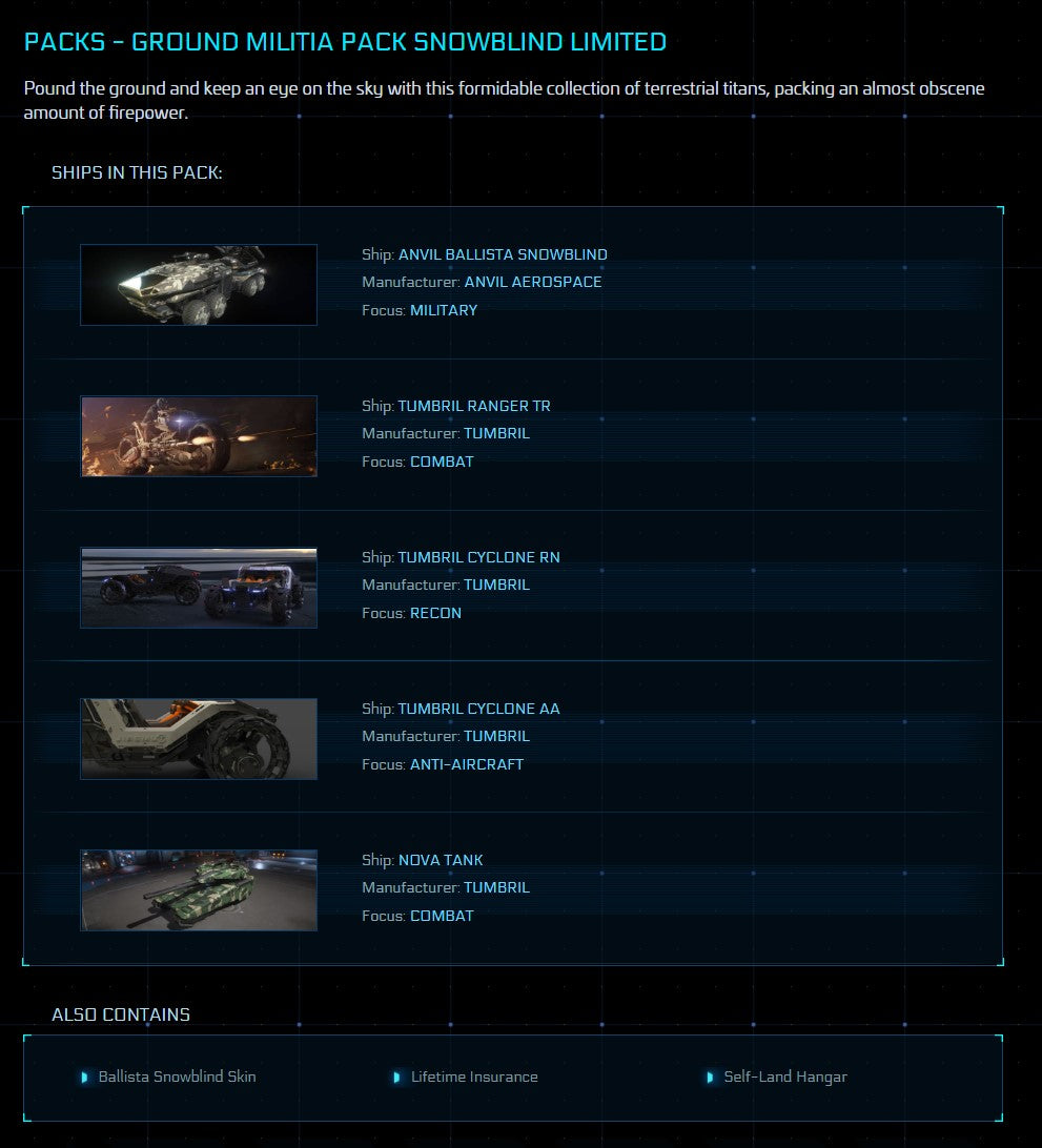 Ground Militia Snowblind Limited Pack - Original Concept LTI