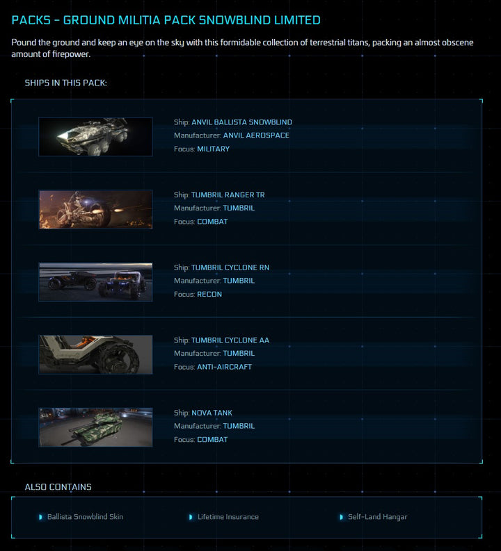 Ground Militia Snowblind Limited Pack - Original Concept LTI