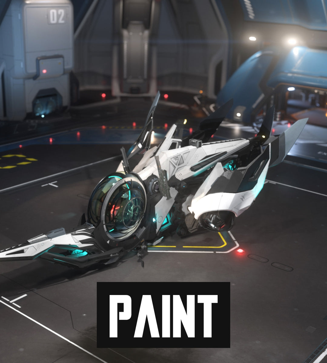 Modify your Khartu-al with this white and grey paint scheme specifically designed for the IAE event on microTech.