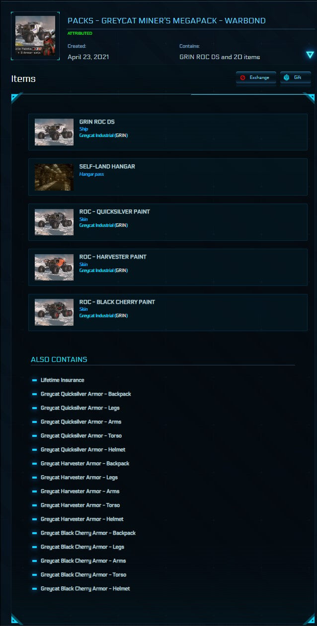 Greycat Miner's Megapack (21 items) - Original Concept LTI (SALE)