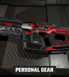 Klaus & Werner has created an iconic weapon with tried-and-true Demeco laser LMG. Used extensively in military engagements, this short-to-mid-range infantry favorite has been constructed with stability and accuracy at the forefront. The “Red Alert” edition mixes grey and a vibrant red for a bold and dynamic design.