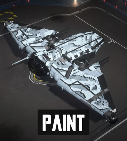 Soar like the winter winds with the Frostbite Camo paint scheme for your MISC Reliant. This paint is compatible with all Reliant variants.