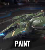 The Blight livery for the Scorpius paints this advanced combat platform green with black and tan highlights.