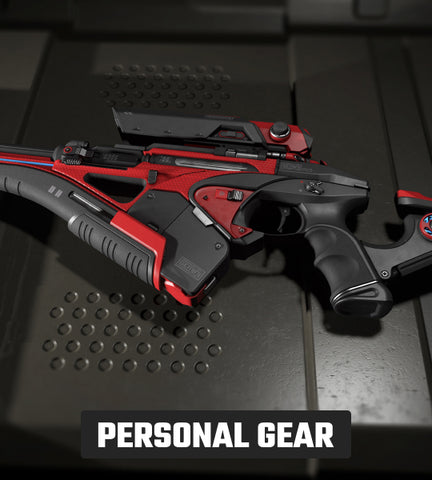 The A03 delivers an impressive rate of fire for a sniper rifle that sacrifices accuracy for urgency when successive shots are required. Considering its renowned design and unique features, it’s easy to see why the A03 has become a favorite of security professionals across the empire. The “Red Alert” edition mixes grey and a vibrant red for a bold and dynamic design.