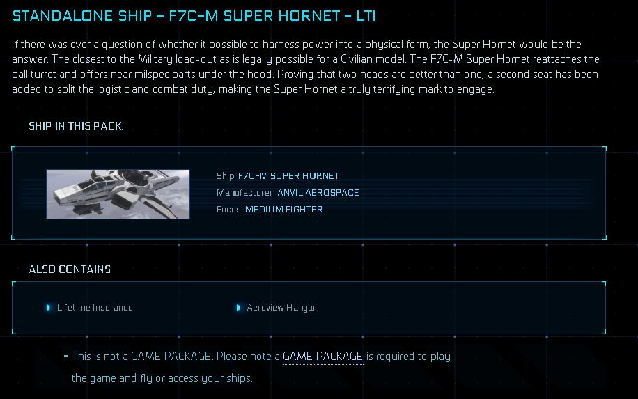 F7C-M Super Hornet MK I  - Original Concept LTI