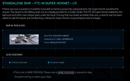 F7C-M Super Hornet MK I - Original Concept LTI (SALE)