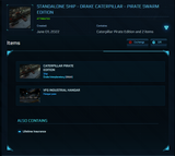 Buy Pirate Caterpillar Original Concept with LTI for Star Citizen