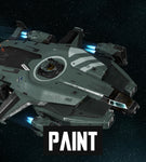 The Anvil Valkyrie is an out-and-out warship, with civilian editions differing little from the full-blown military dropships deploying troops the empire over. This sage-colored paint gives civilian ships the same appearance as those currently in UEE service. This paint is compatible with all Anvil Valkyrie variants.
