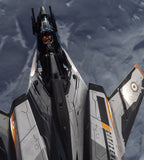 Make the ultimate statement and show the universe that you are a paragon of style and a bulwark of freedom. With this limited Vindicator Edition livery, the maverick designers at Consolidated Outland have pulled out all the stops, creating a trim package that commemorates CitizenCon 2948 and embodies the spirit of daring that defines both the original vision of Silas Koerner and the unyielding determination of the UEE.