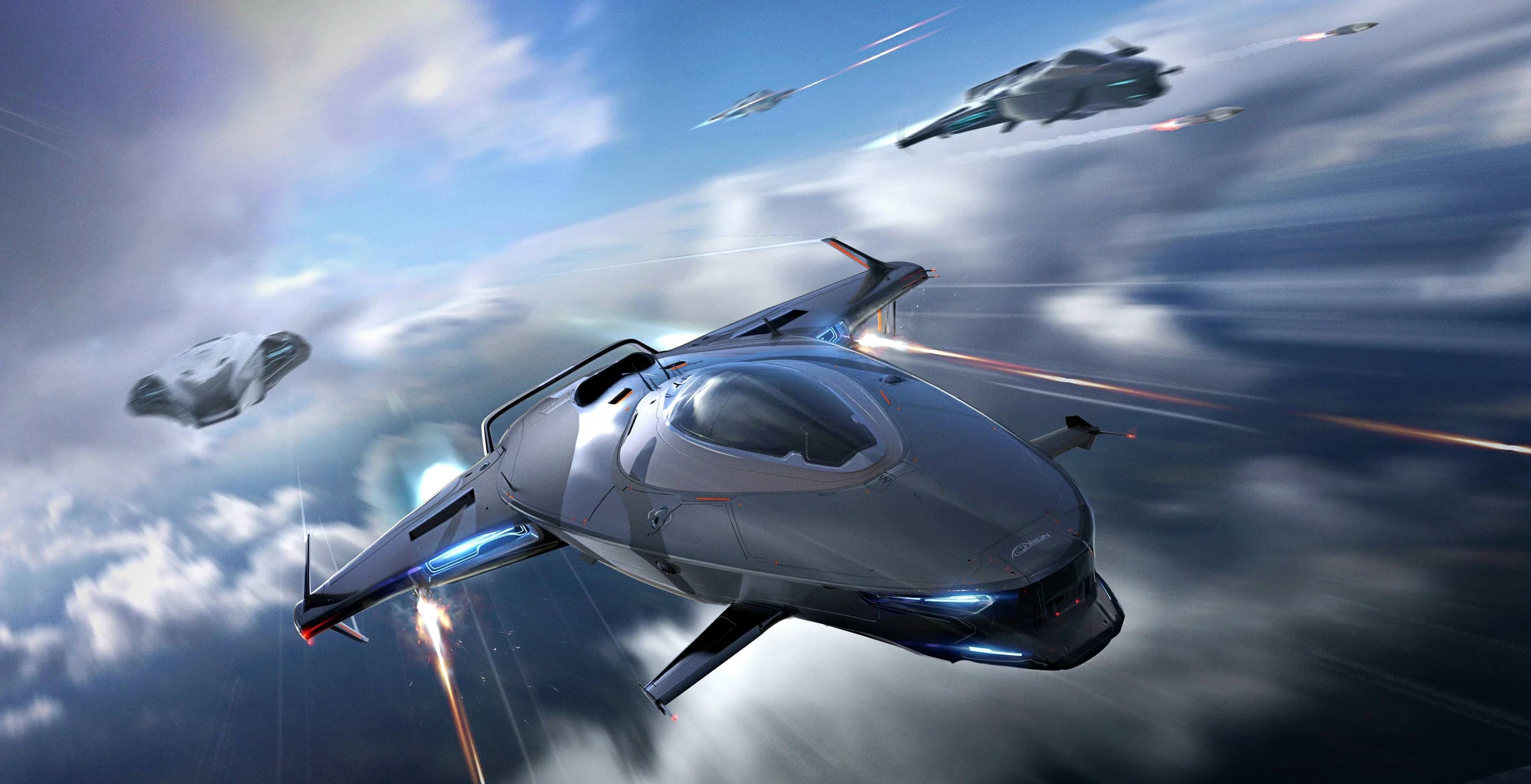 125a - Concept art of the 100i in Star Citizen