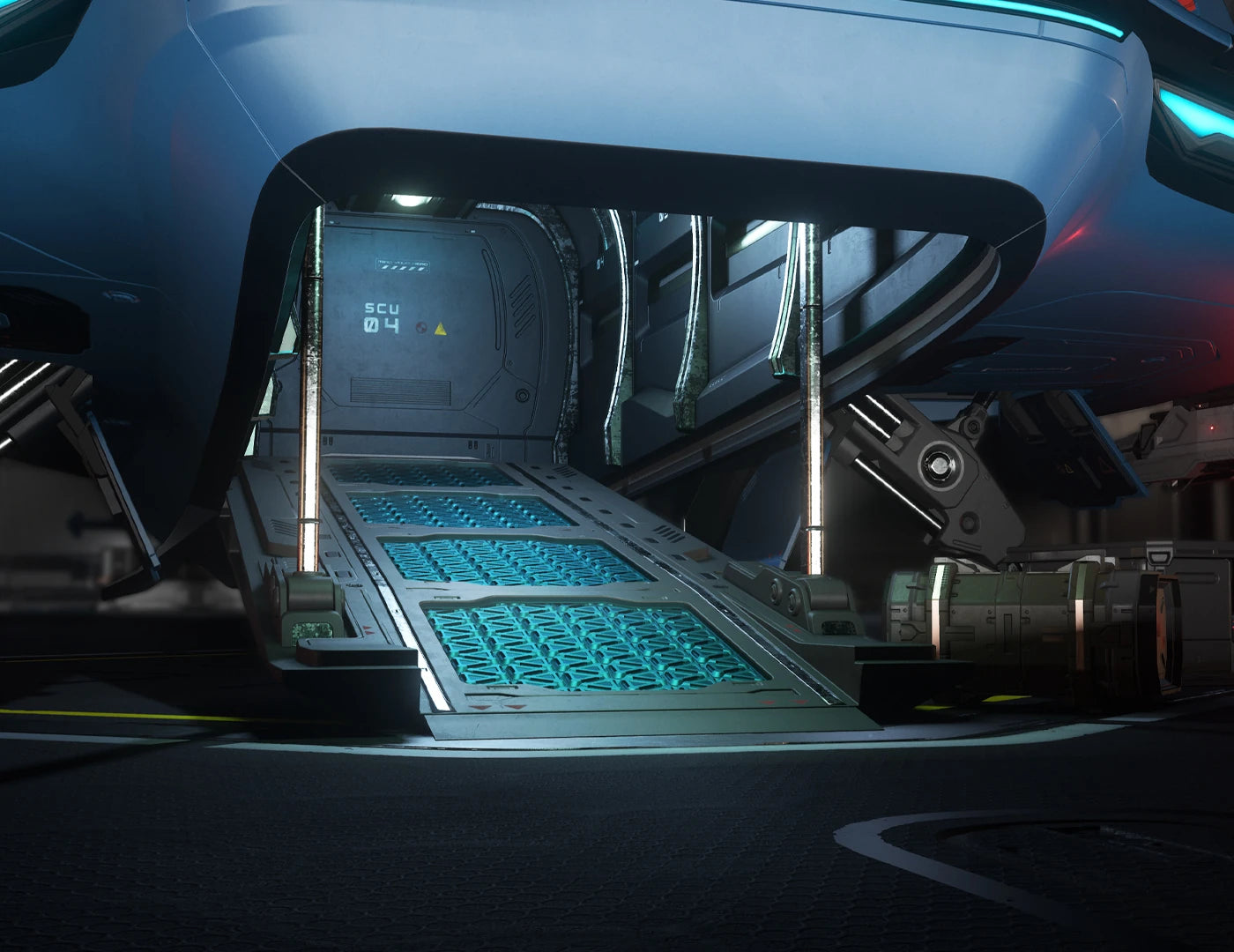 135c - Rear cargo hold down in Star Citizen
