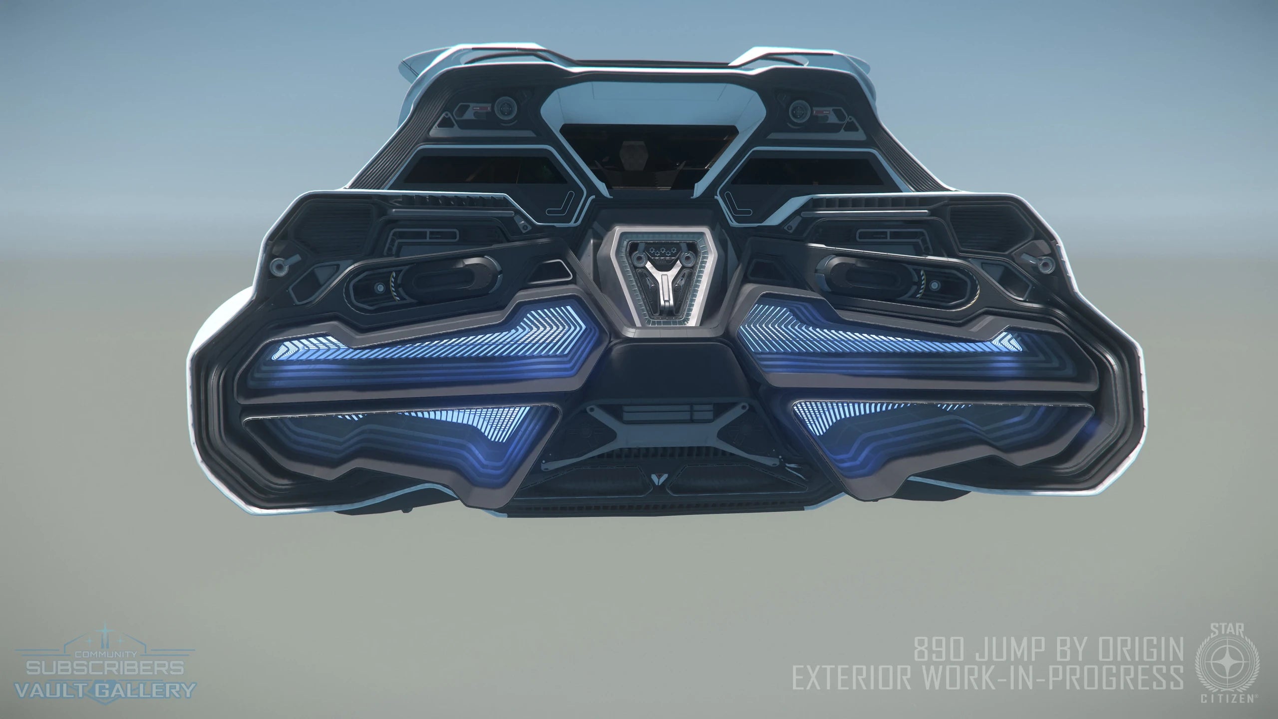 890 Jump - Rear view of the 890 Jump in Star Citizen