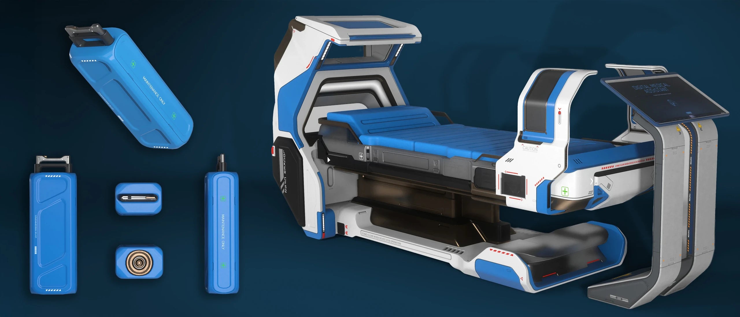 Apollo Medivac - Medical bed and MedGels in Star Citizen