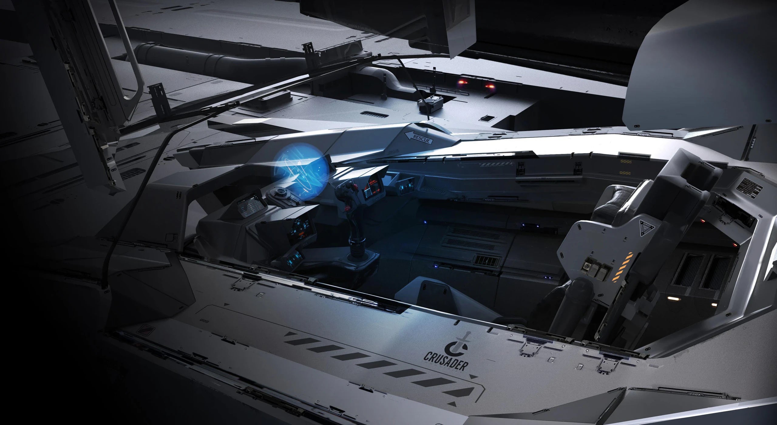 Ares Ion - In hangar - closeup of Behring SF7E Laser Cannon