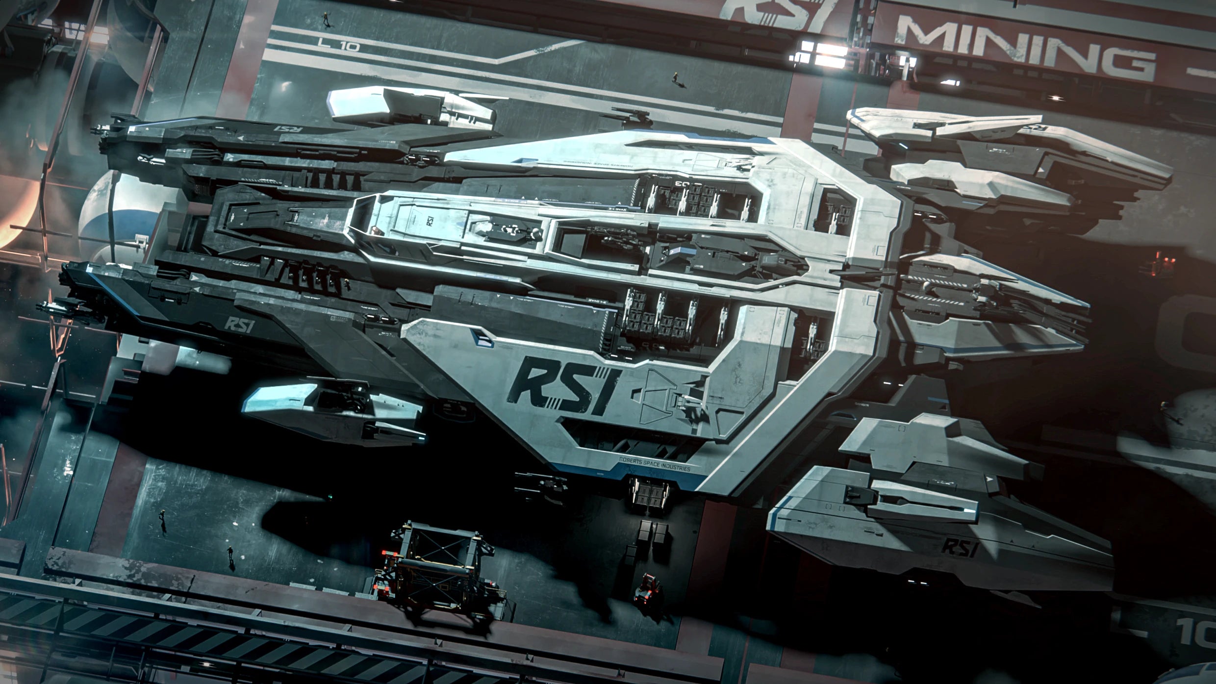 Arrastra landed RSI space station - Cut