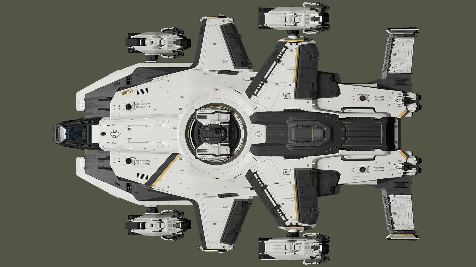 Asgard 3D model - Above