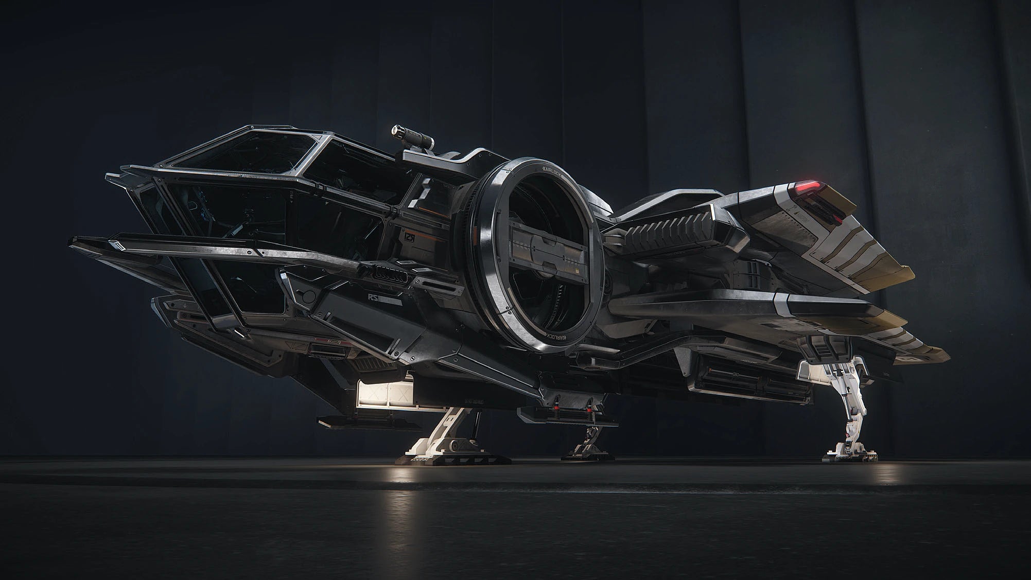 Aurora CL - in black room - Front Port in Star Citizen