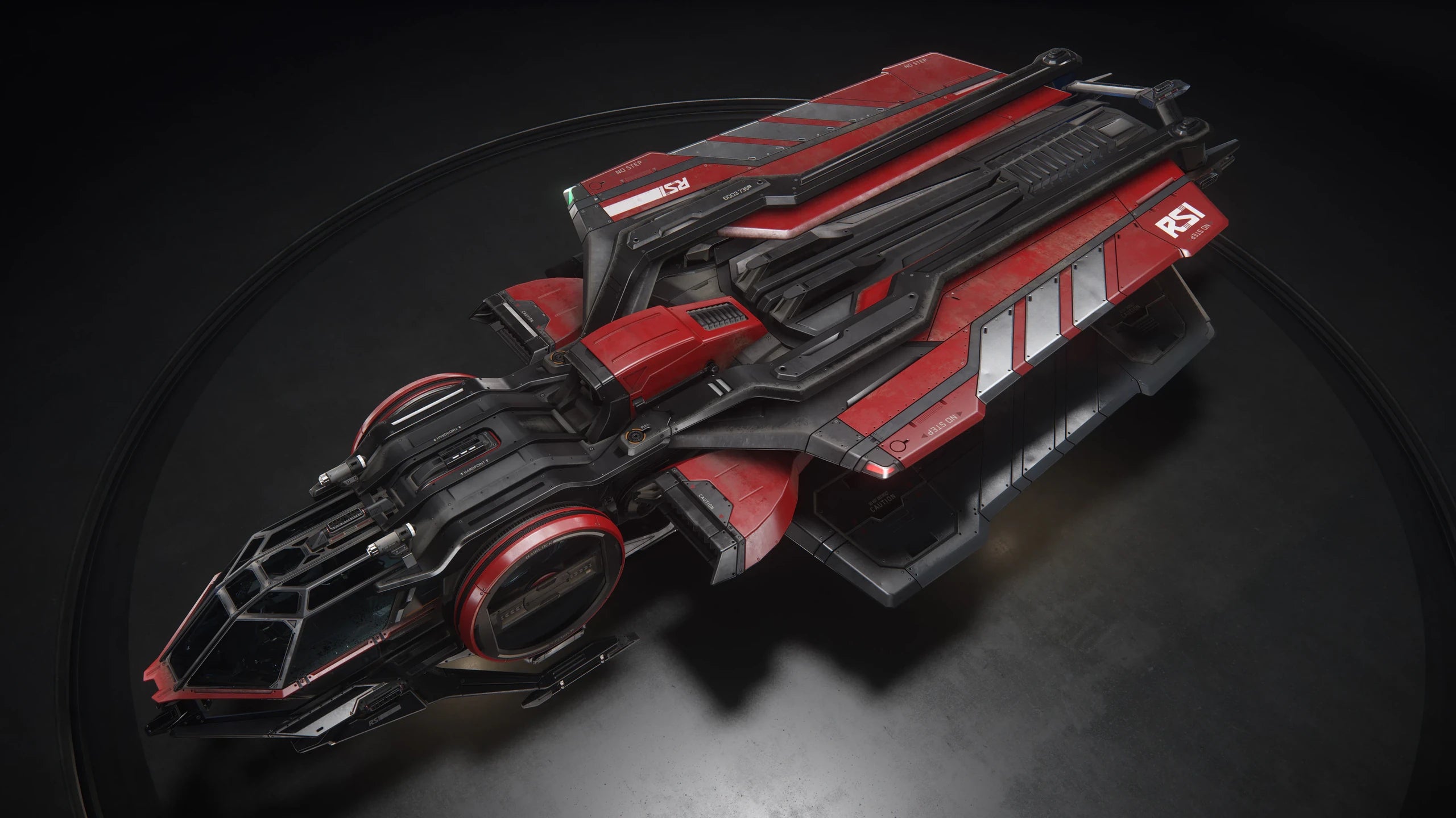 Aurora LX - in black room - Isometric Front in Star Citizen
