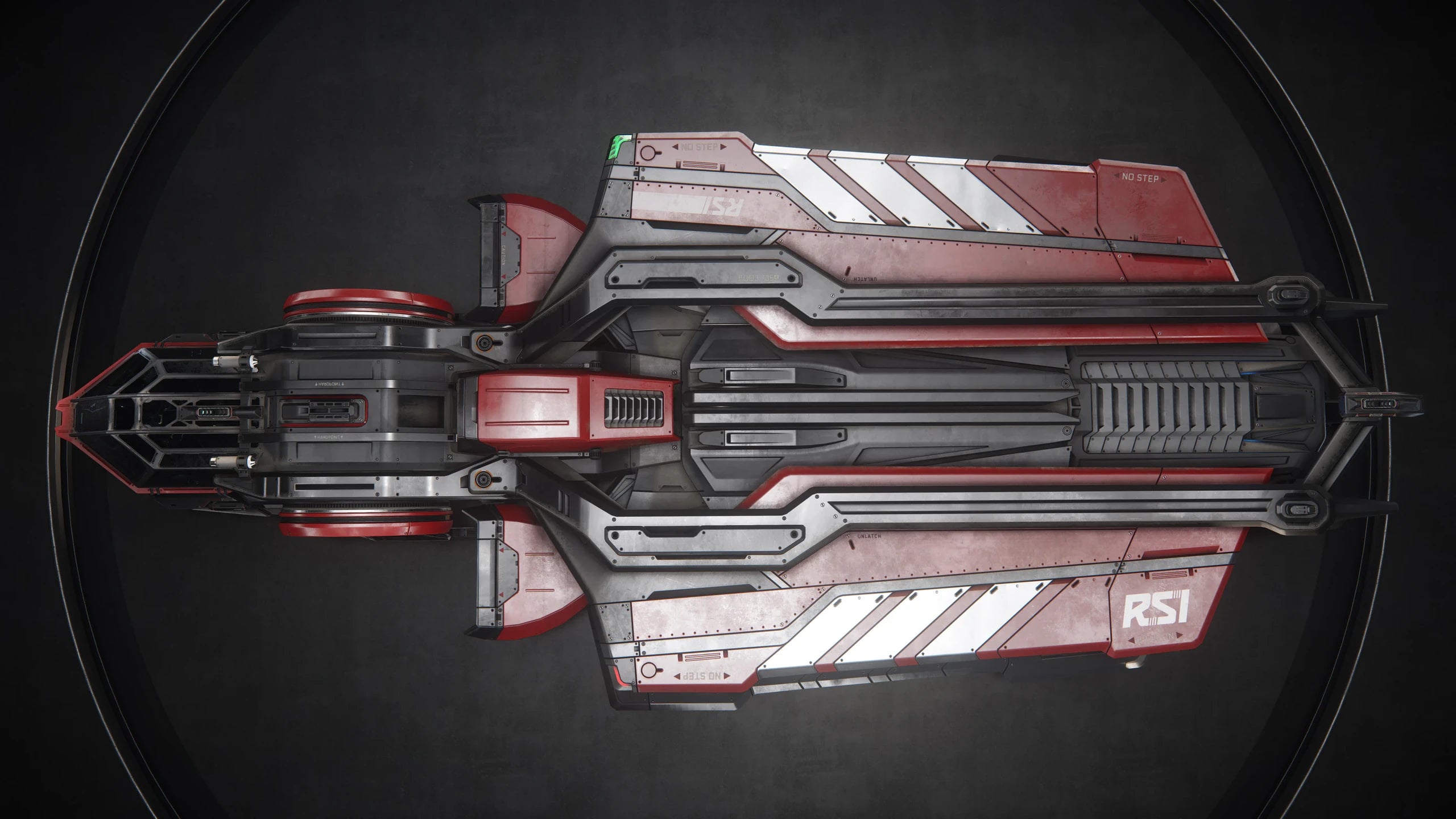 Aurora LX - in black room - Above in Star Citizen