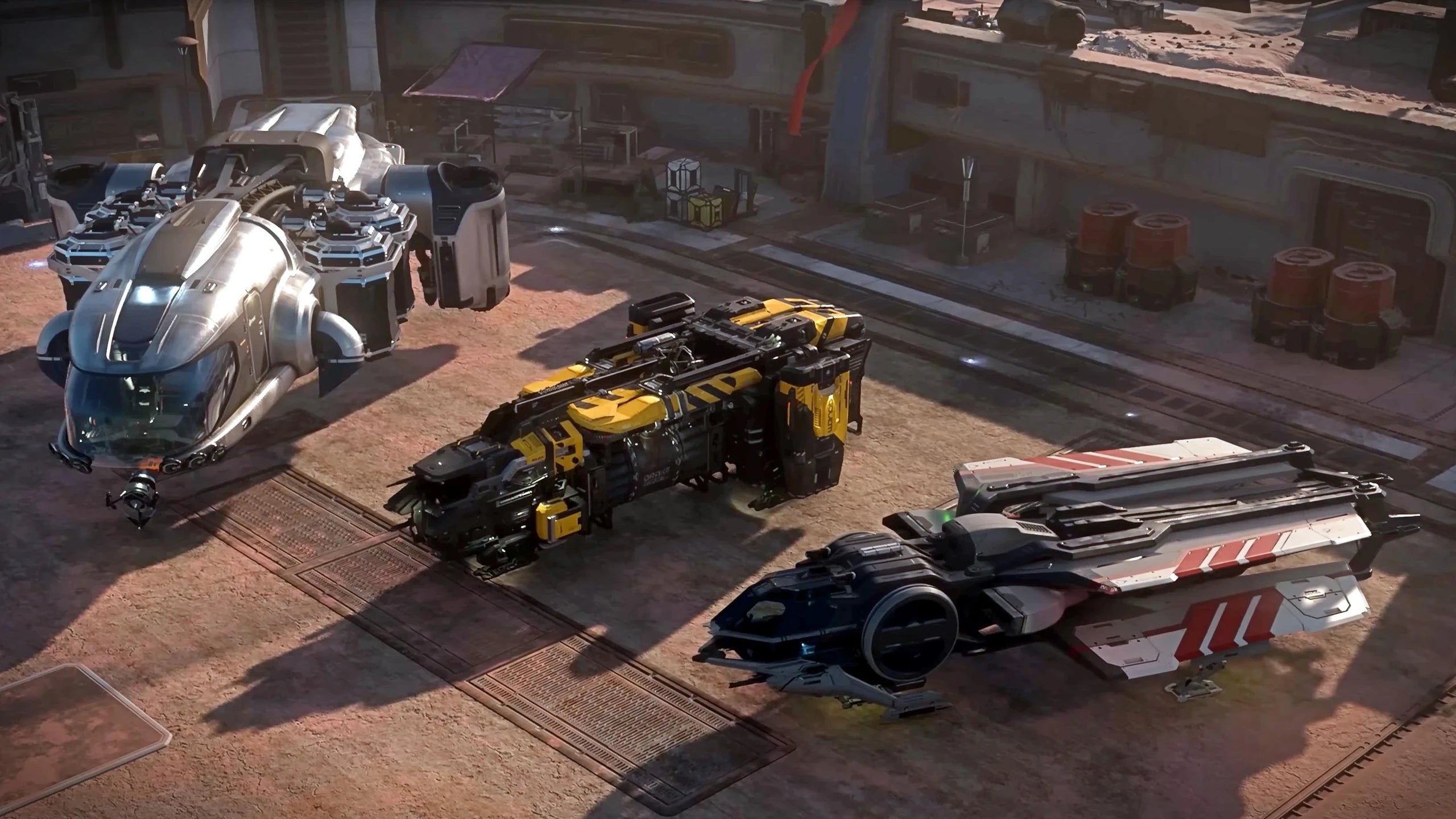 Aurora MR - Golem with Prospector and Aurora MR in Star Citizen