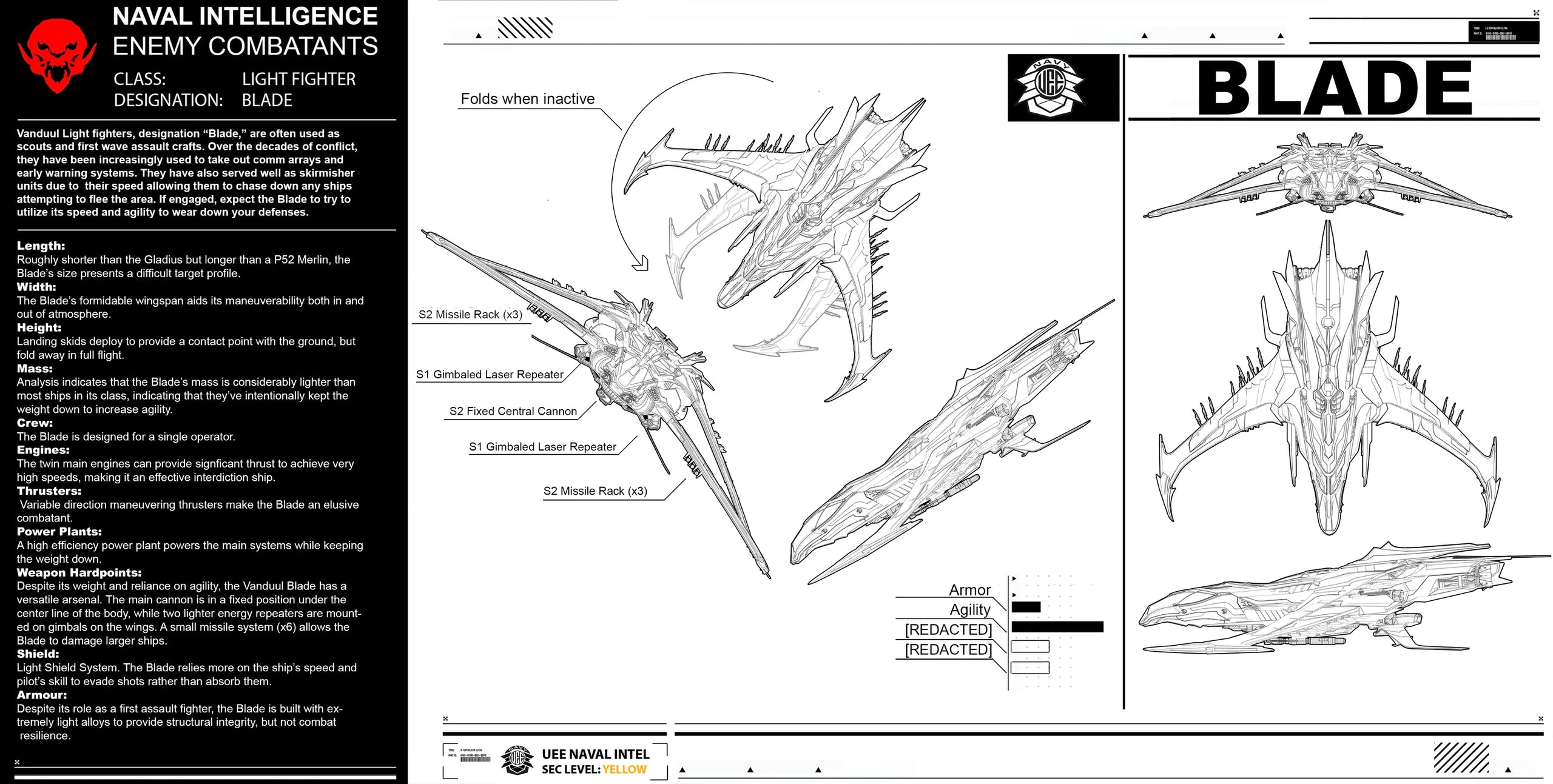 Blade - Vanduul Blade in Star Citizen