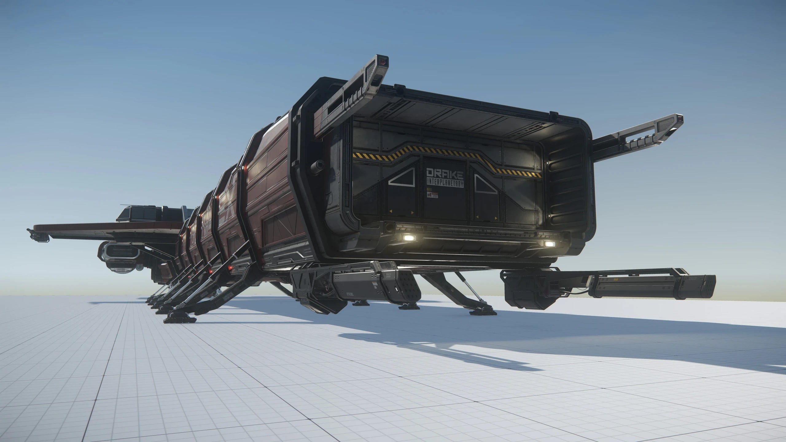 Caterpillar - The front cargo bay of Drake Caterpillar in Star Citizen