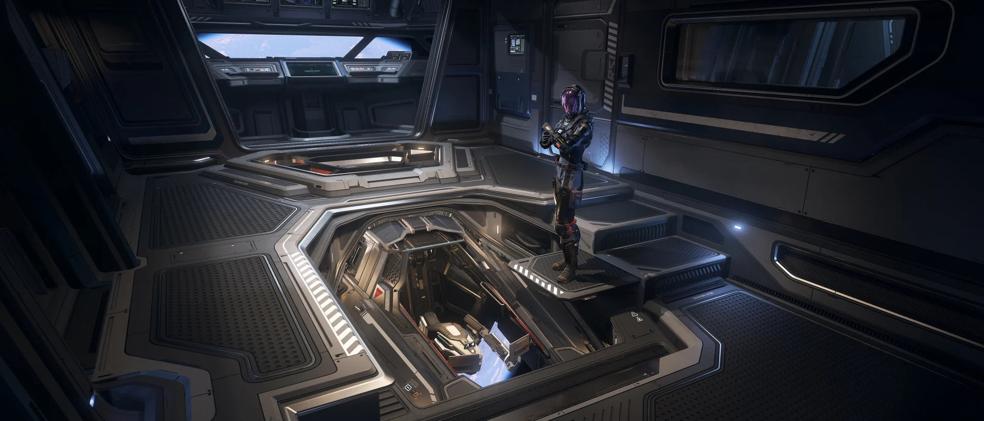 A second cockpit, close at hand.