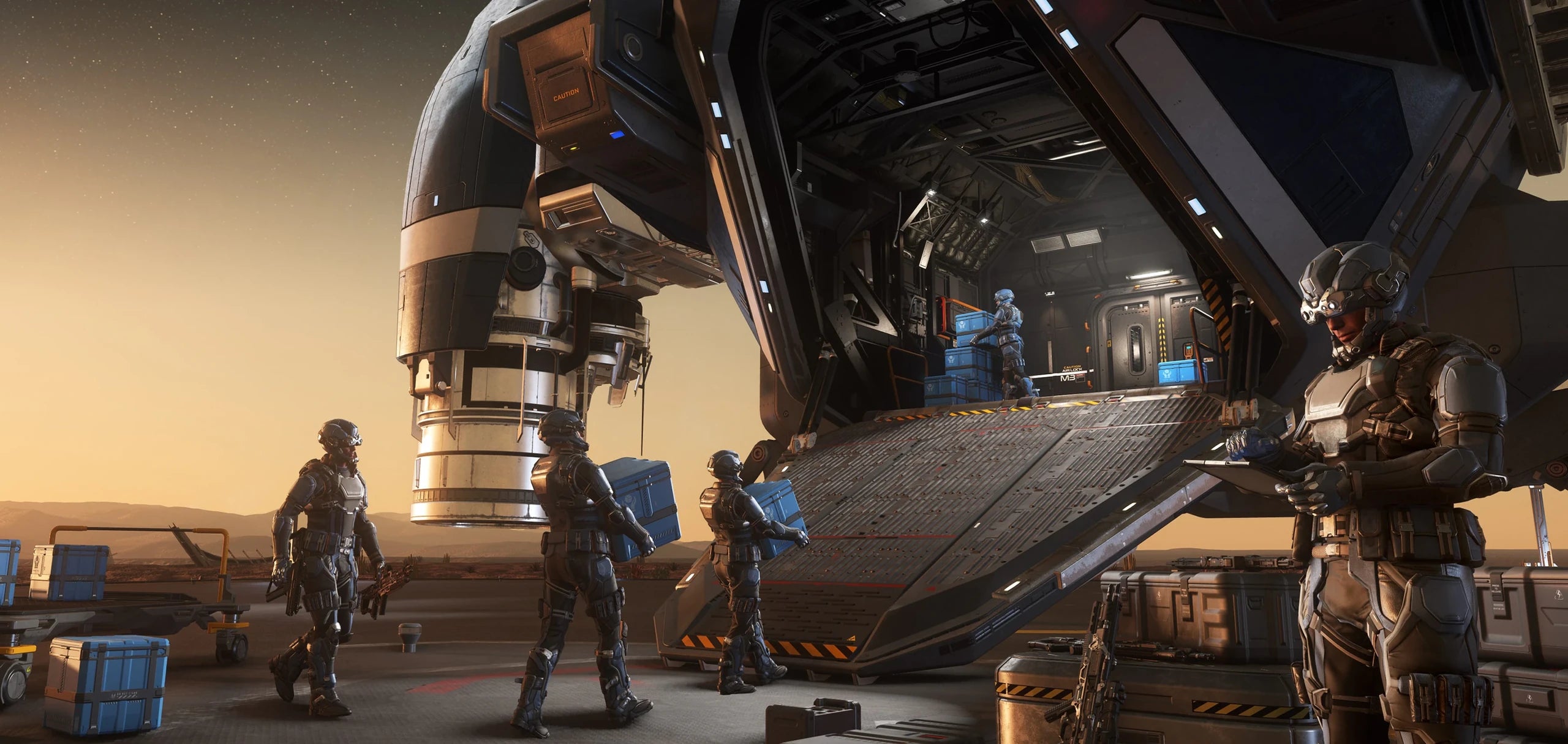 Cutlass Blue official promotional image in Star Citizen