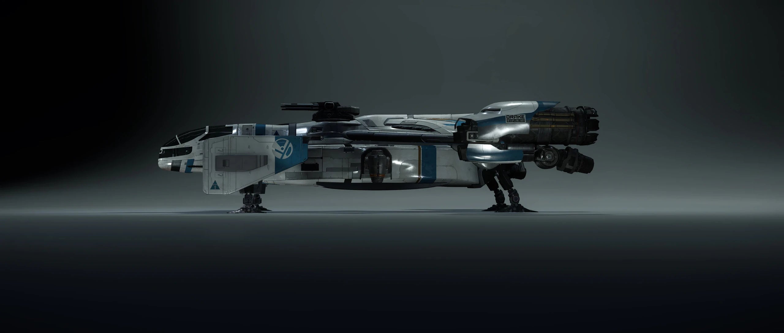 Cutlass Blue - The store render of Drake Cutlass Blue in Star Citizen