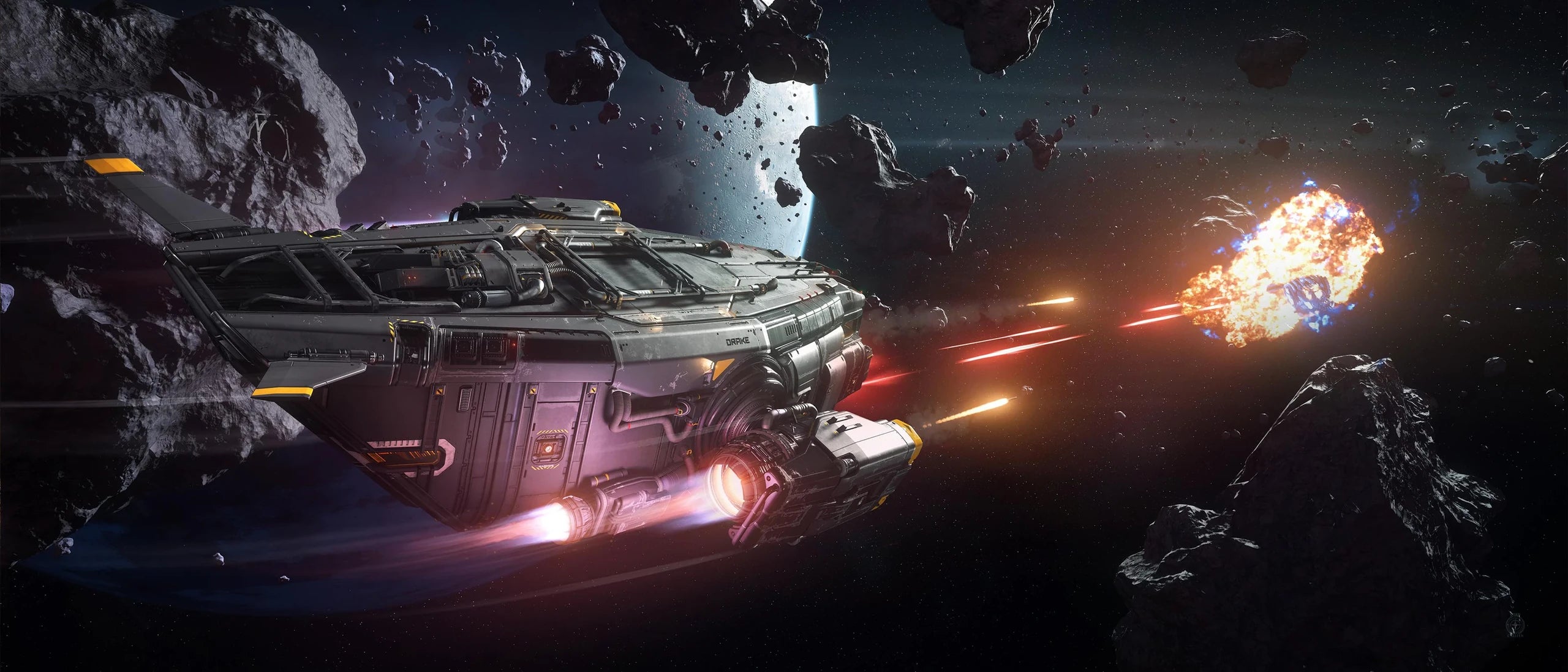 Cutter - attacking ship in Star Citizen