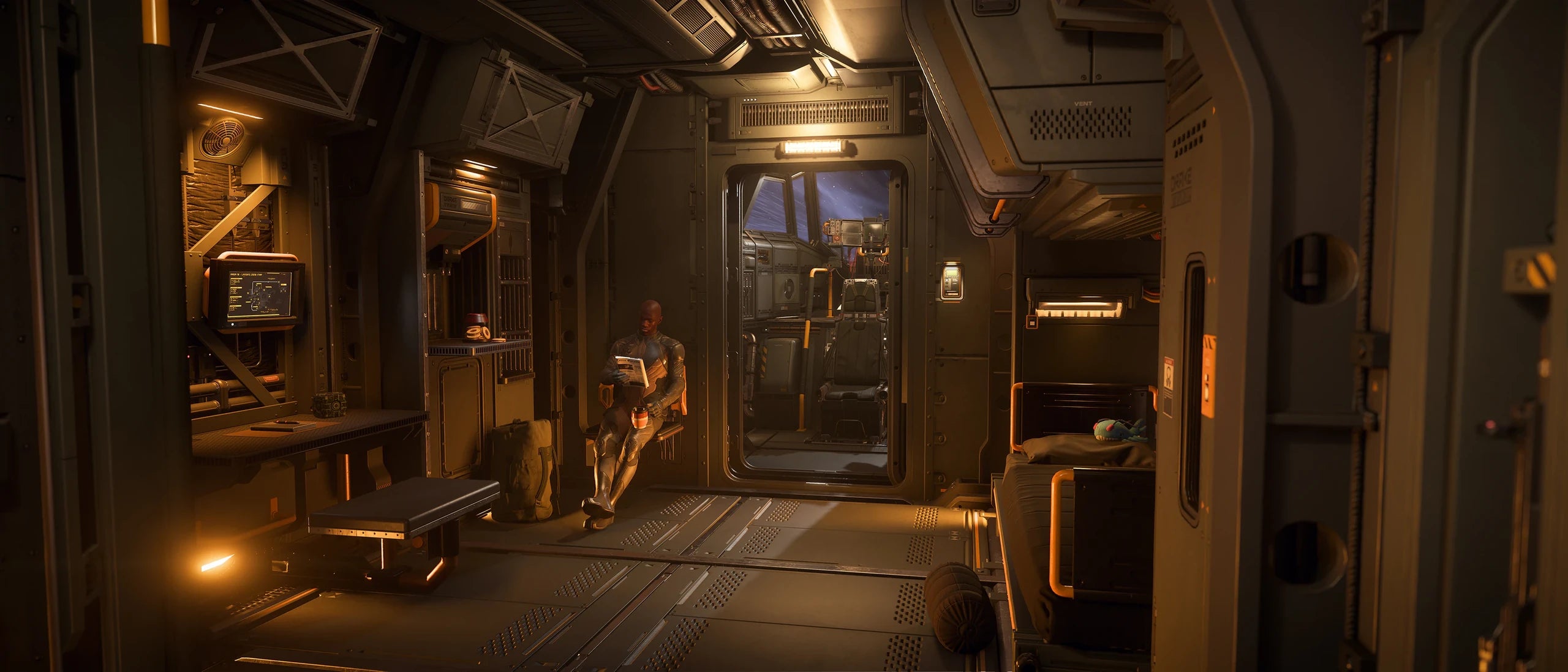 Cutter Rambler - crew quarters in Star Citizen