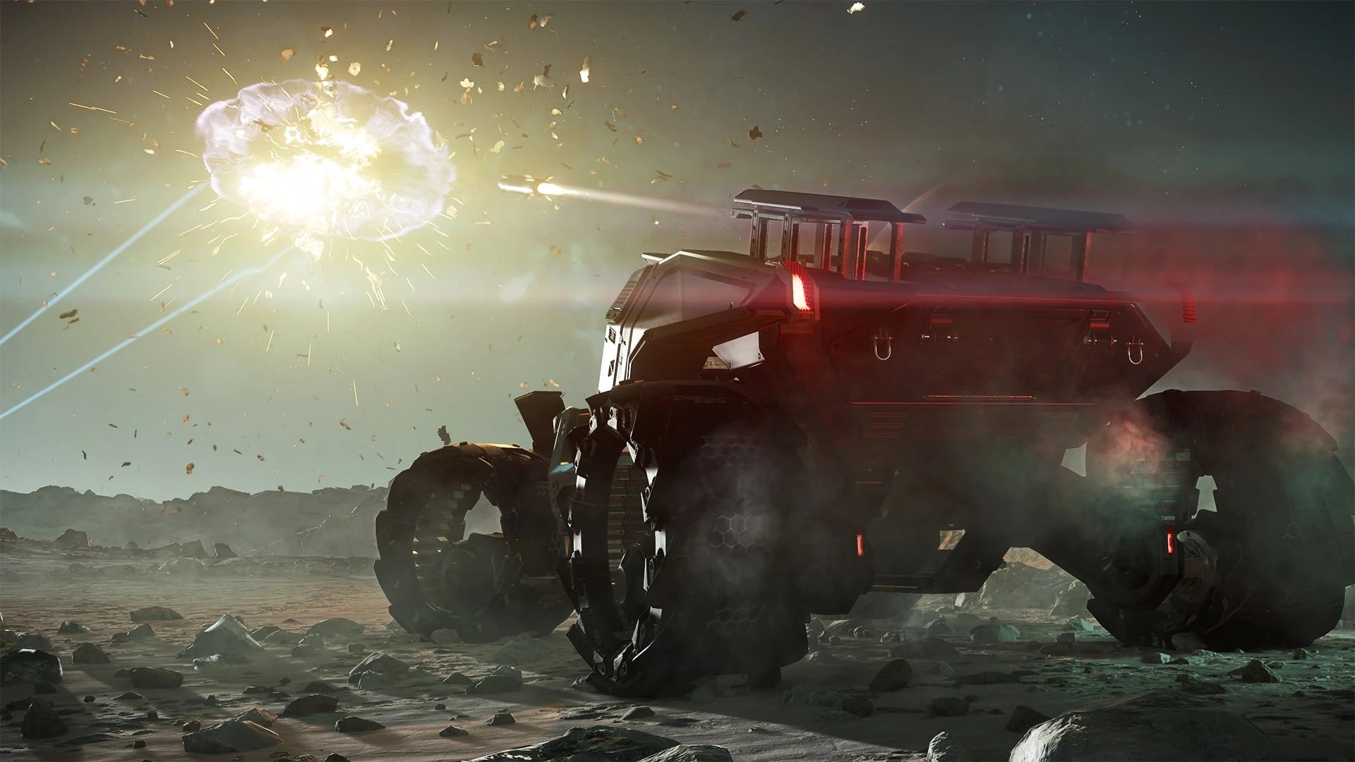 Cyclone AA - destroying target with missle in Star Citizen