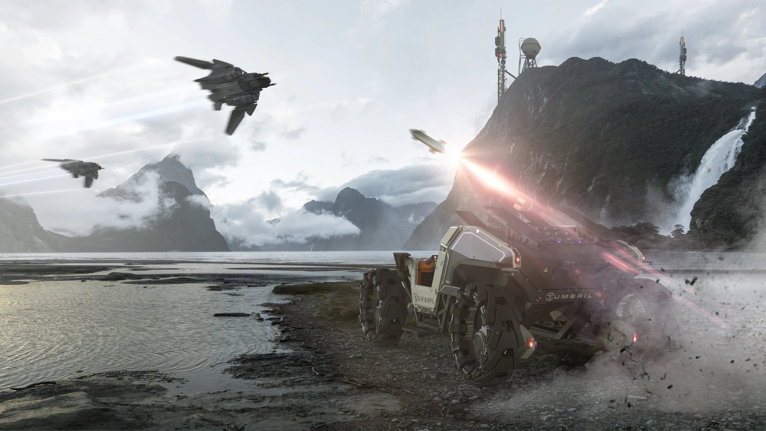 Cyclone - Concept art of Anti-Air Cyclone in Star Citizen