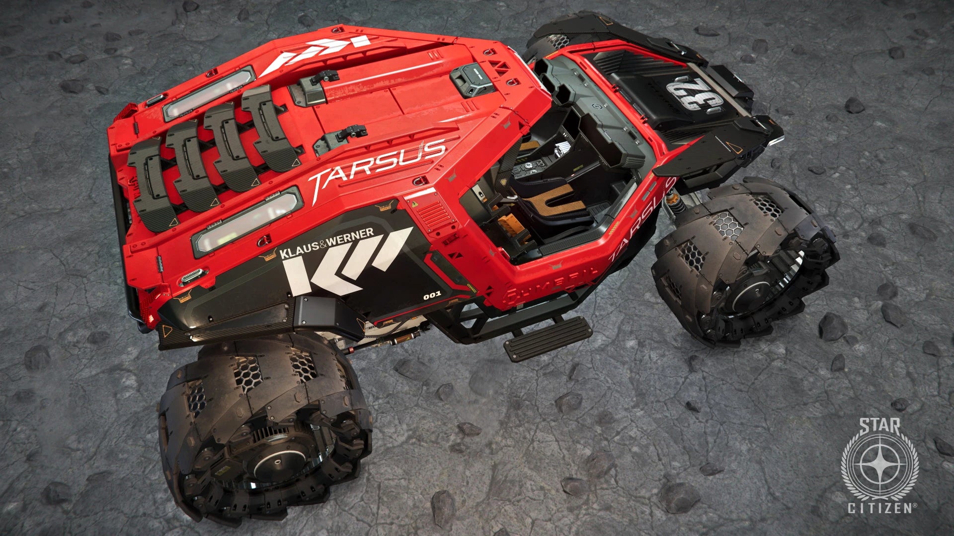 Cyclone RC - on grey ground - Above Starboard in Star Citizen